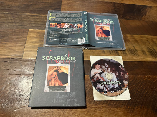 Scrapbook (Blu ray, Vinegar Syndrome Partner Label, Slipcover,)