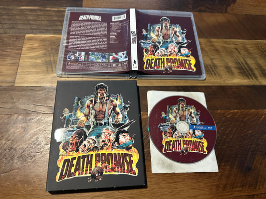 Death Promise Blu ray-Vinegar Syndrome-Slipcover-70’s Classic-