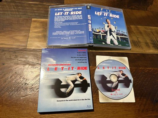 Let It Ride Blu ray-Imprint-Slipcase-80’s Richard Dreyfuss Classic-