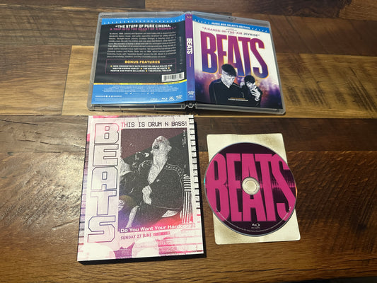 Beats Blu ray*Vinegar Syndrome Partner Label*Slipcover*Widescreen*