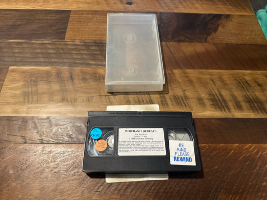 Merchants of Death 1999 (VHS, Cinematrix Releasing, Cassette Only)