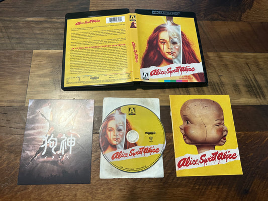 Alice Sweet Alice 4K Ultra HD-Arrow Video-Booklet-Limited Edition-