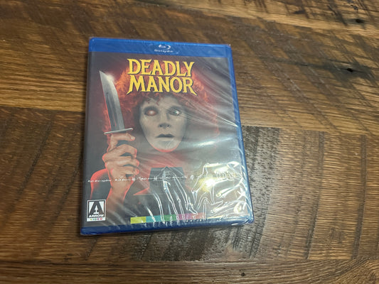 Deadly Manor (Blu ray, Arrow Video, 80’s Horror Classic, NEW/Sealed)
