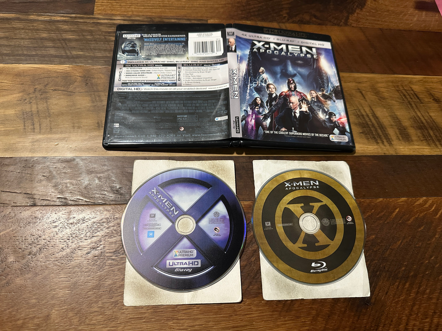 X-Men Apocalypse (4K Ultra HD/Blu ray, 20th Century Fox, 2 Disc, No Digital)