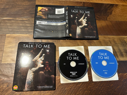 Talk To Me (4K Ultra HD/Blu ray, Lionsgate, Slipcover, 2 Disc, No Digital)