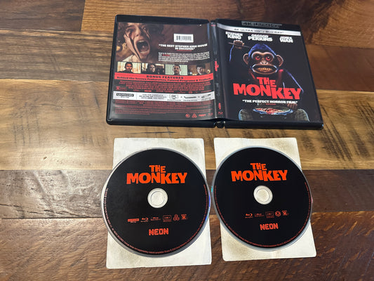 The Monkey 4K Ultra HD/Blu ray-Neon-Stephen King Horror-Widescreen