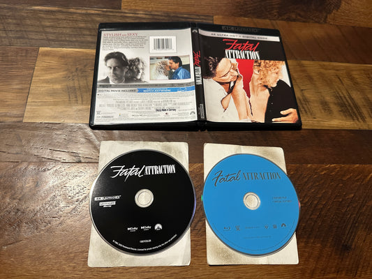 Fatal Attraction (4K Ultra HD, Paramount, 80’s Classic, No Digital)