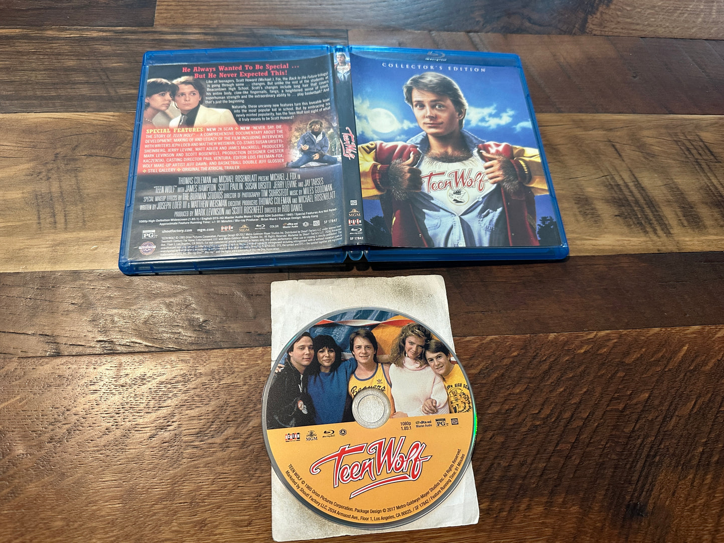 Teen Wolf (Blu ray, Scream Factory, 80’s Classic, Collector’s Edition)