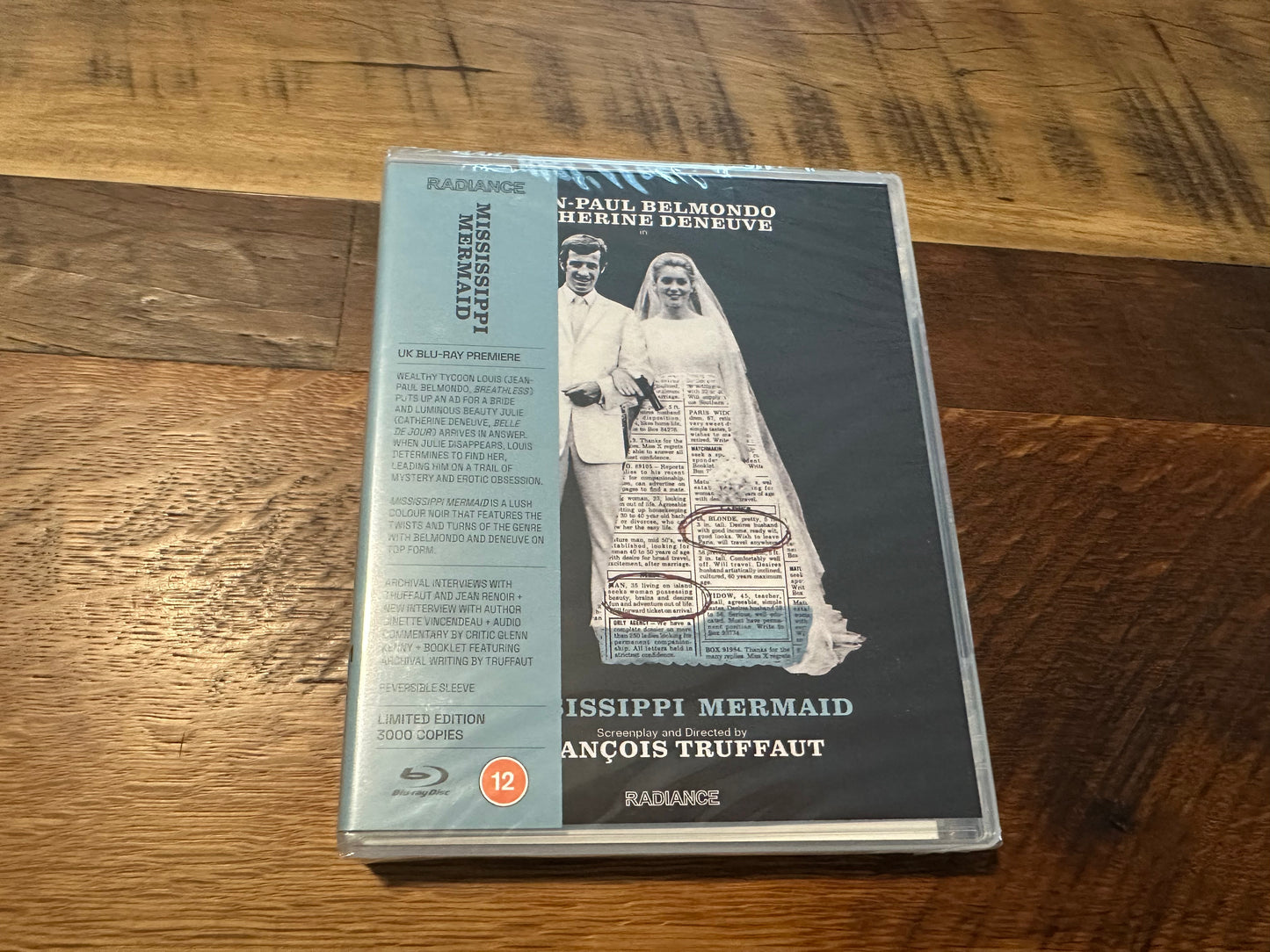 Mississippi Mermaid Blu ray*Radiance*Region B*Limited Edition-NEW