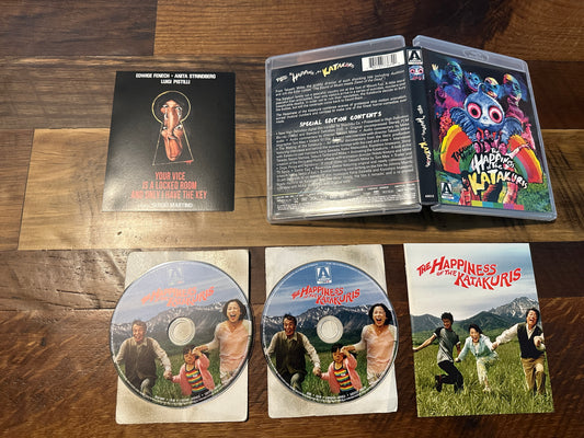 The Happiness of the Katakuris (Blu ray, Arrow Video, Booklet,Region A & B)