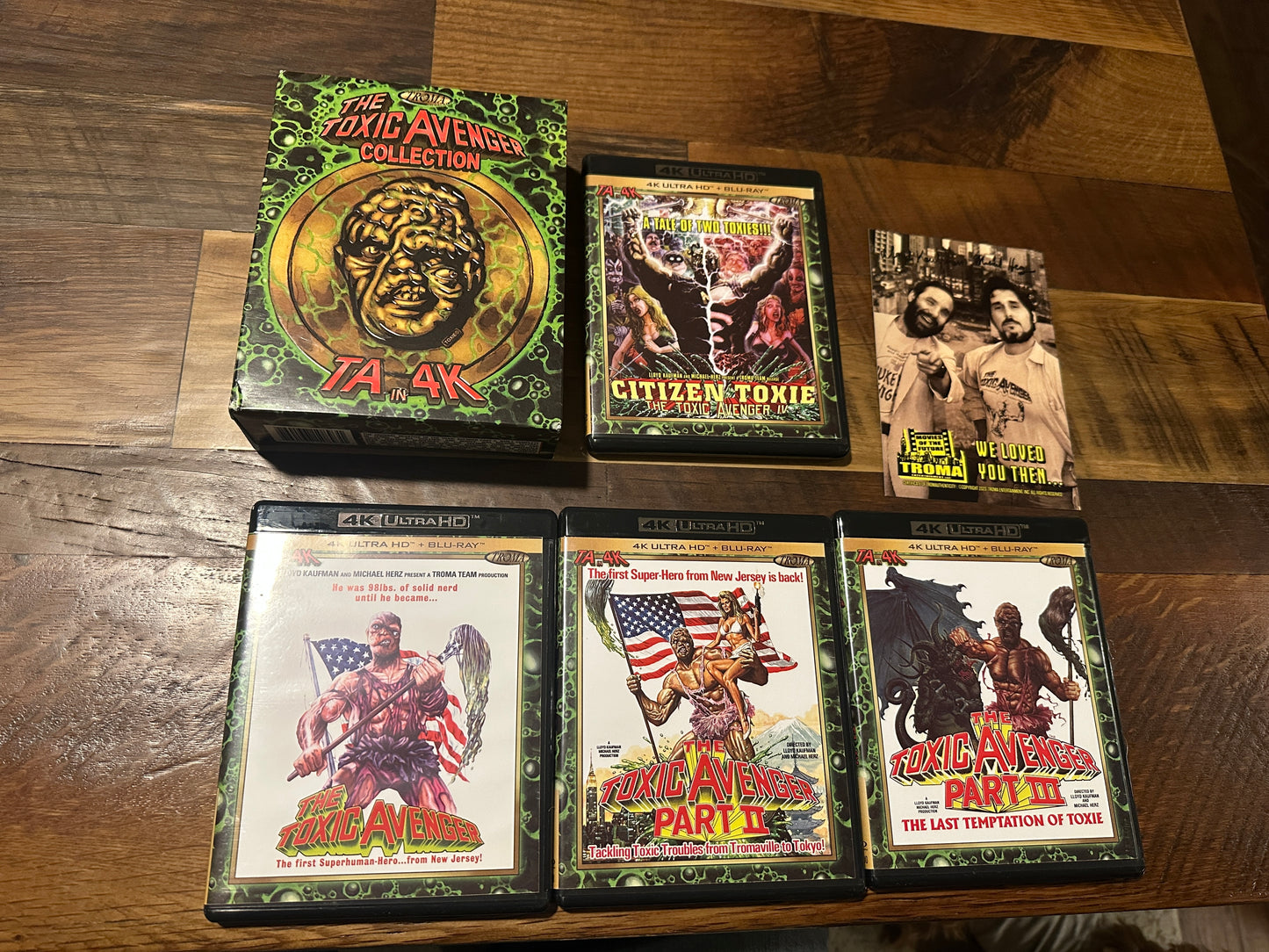 The Toxic Avenger Collection (4K Ultra HD, Part 1-4 Troma Ent, Boxset)