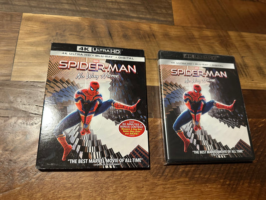 Spider-Man No Way Home 4K Ultra HD/Blu ray-Sony Pictures-Slipcover-NEW