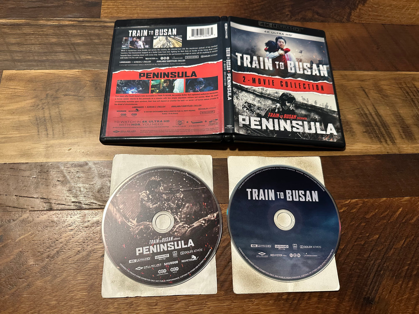 Train To Busan 2 Movie Collection 4K Ultra-Peninsula-No Digital-