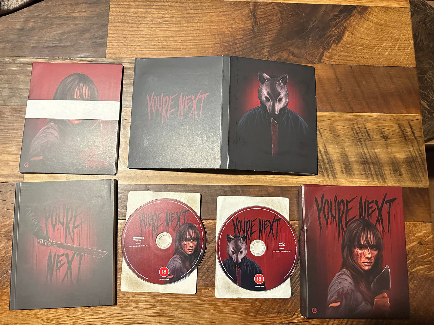 You’re Next 4K Ultra HD/Blu ray-Limited Edition-Boxset-2 Disc-Damaged