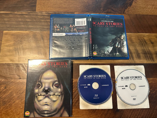 Scary Stories To Tell in the Dark Blu ray-Walmart Exclusive Slipcover-No Digital