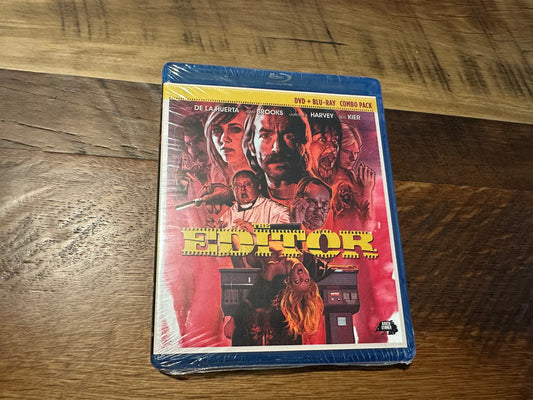 The Editor Blu ray/DVD-Raven Banner-Widescreen-NEW/Sealed