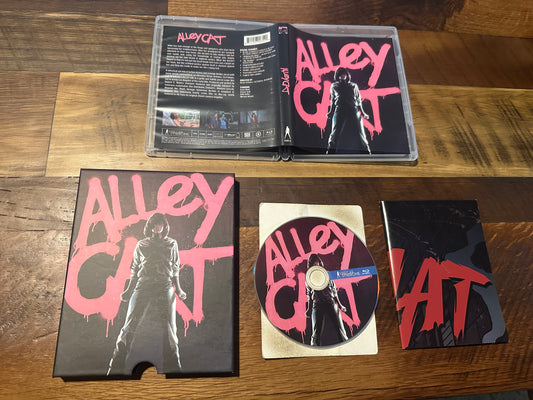 Alley Cat Blu ray-Vinegar Syndrome-OOP Slipcover-Poster-