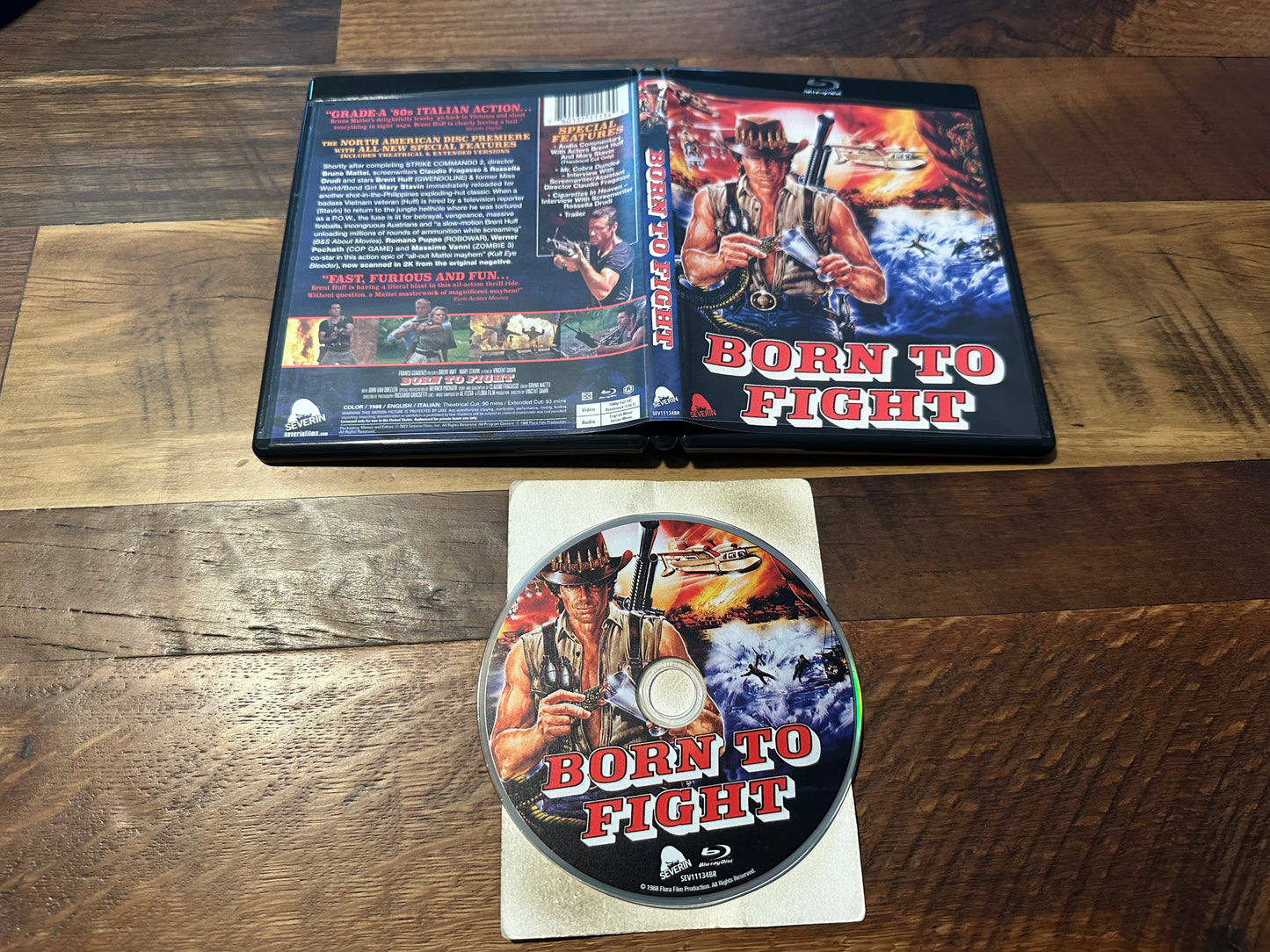 Born To Fight Blu ray-Severin Films-80’s Italian Action Classic-