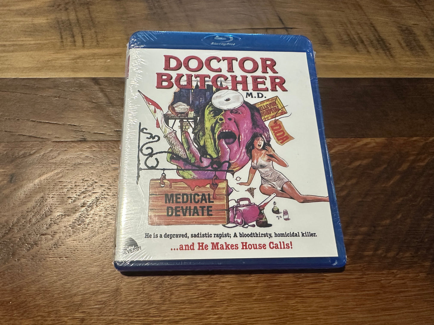 Doctor Butcher M.D. Blu ray-Severin Films-2 Disc Edition-80's Horror-Sealed/NEW-