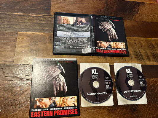 Eastern Promises (4K Ultra HD/Blu ray, Kino Lorber, Naomi Watts, Slipcover)