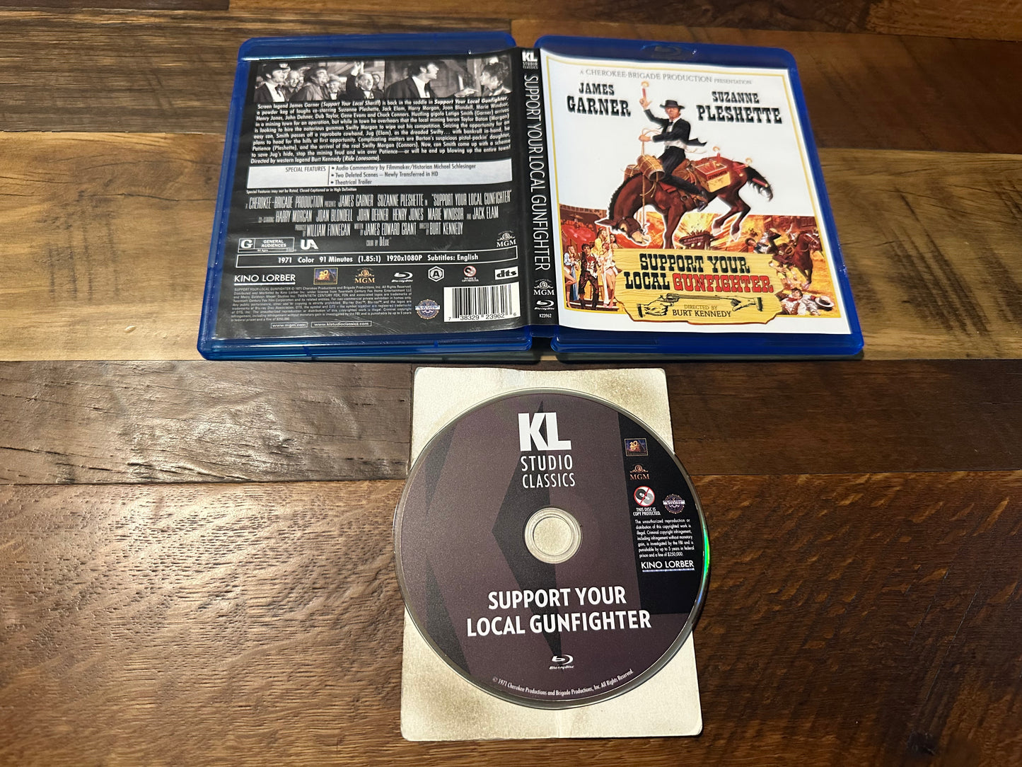 Support Your Local Gunfighter Blu ray-Kino Lorber-James Garner 70’s Classic-