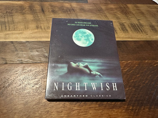 Nightwish Blu ray*Unearthed Films*90's Horror Classic*Slipcover*NEW