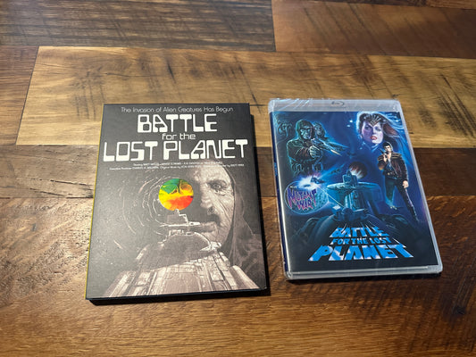 Battle For The Lost Planet & Mutant War Blu ray-Vinegar-Slip-NEW