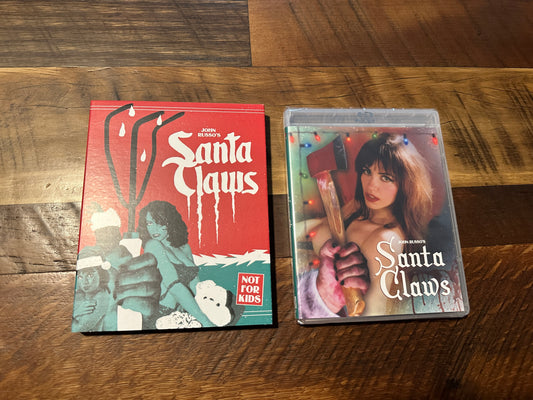 Santa Claws (Blu ray, Terror Vision, 90’s Debbie Rochon Horror, Slip, NEW)