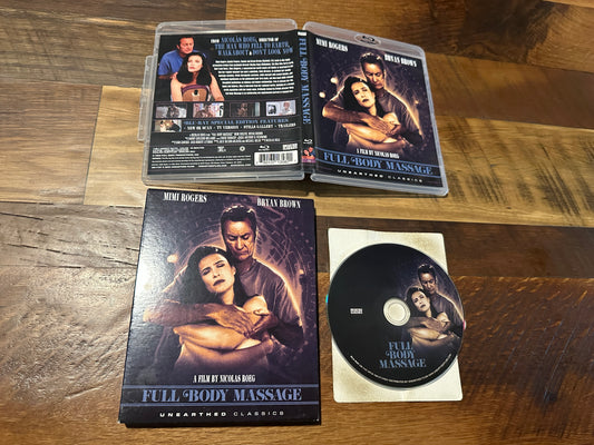 Full Body Massage Blu ray-Unearthed Classic-Slipcover-Mimi Rogers-