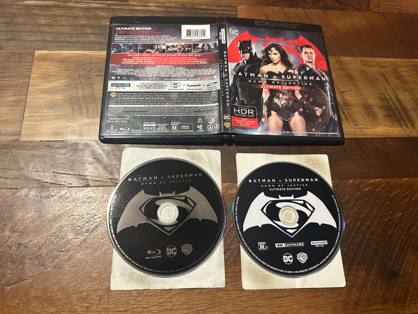 Batman V Superman Dawn Of Justice (4K Ultra HD/Blu ray, Ultimate Ed)