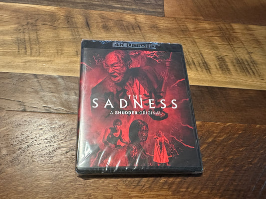 The Sadness (4k Ultra HD, Shutter Original, Bloody Horror,NEW/Sealed)