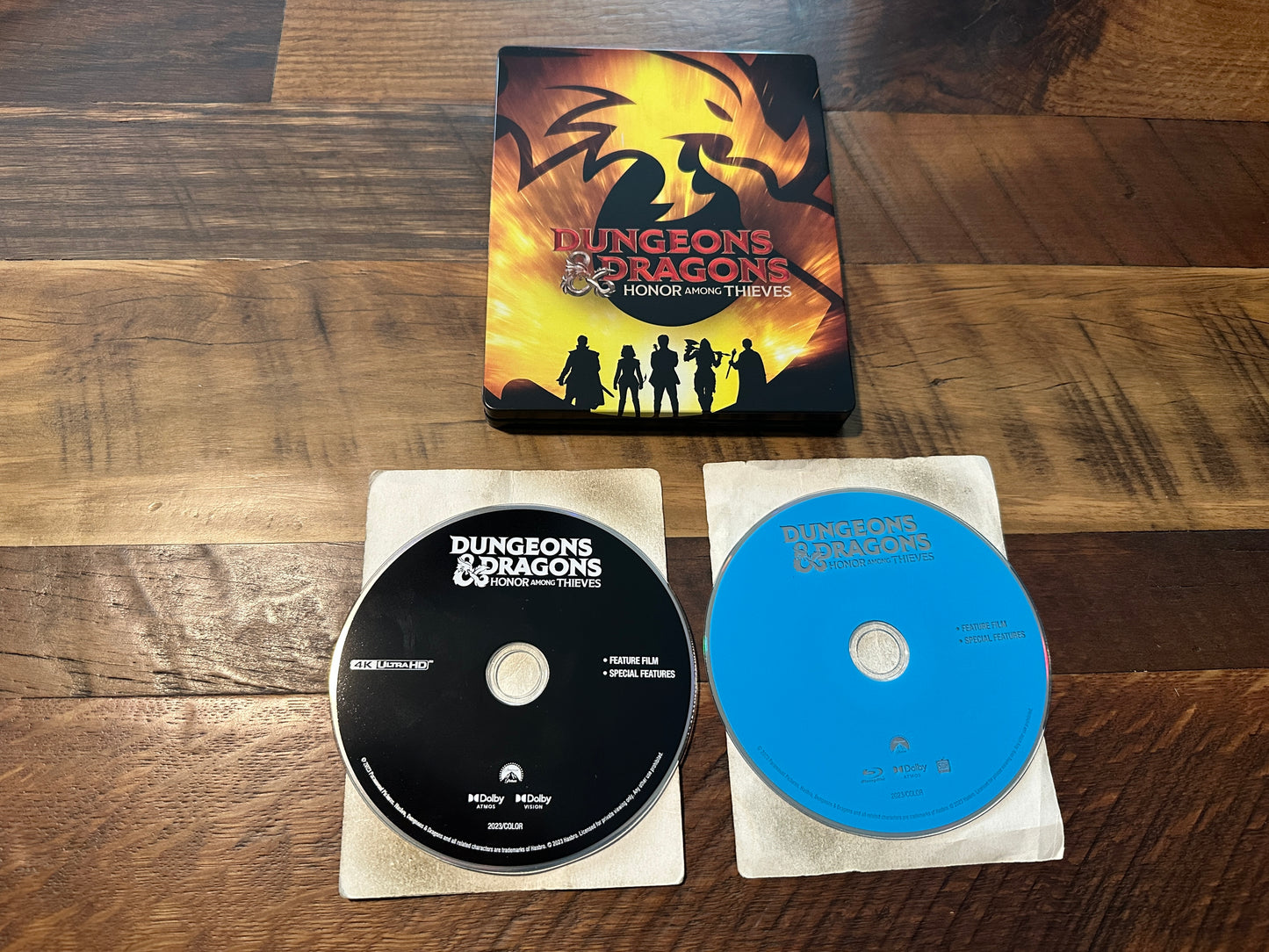 Dungeons & Dragons Honor Among Thieves (4K Ultra HD/Blu ray, Steelbook, No Dig)