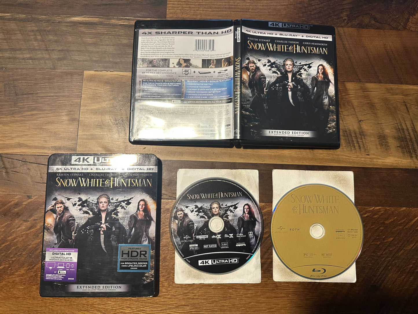 Snow White & The Huntsman 4K Ultra HD/Blu ray-OOP Slipcover-No Digital