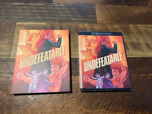 Undefeatable (4K Ultra HD/Blu ray, Vinegar Syndrome, OOP Slipcover, NEW)