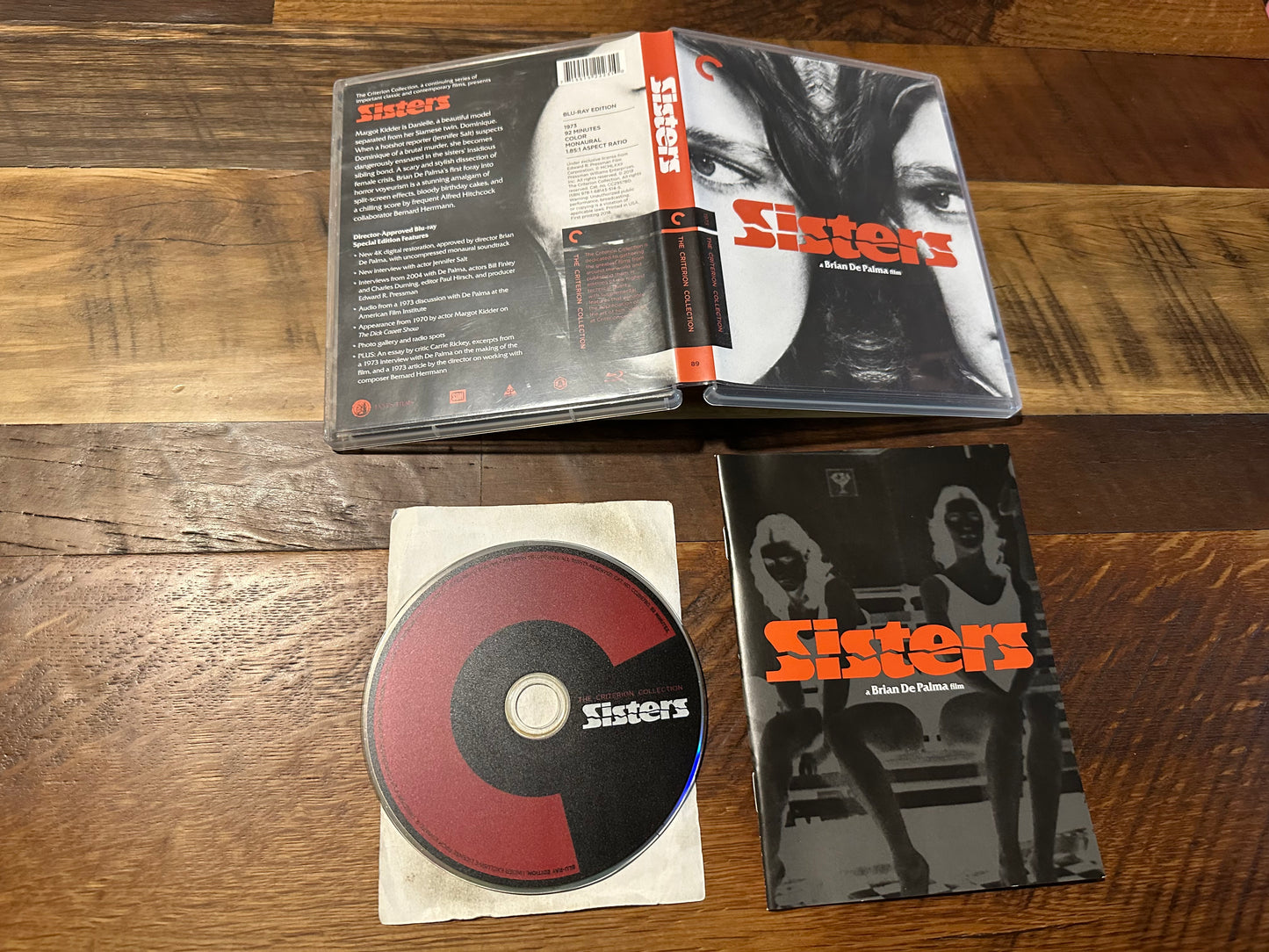 Sisters Blu ray-Criterion Collection-70’s Classic-Brian De Palma-