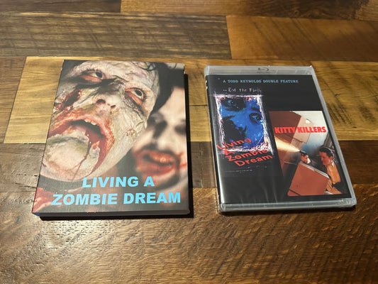 Living A Zombie Dream (Blu ray, Vinegar Syndrome Partner Label, Slipcover, NEW)