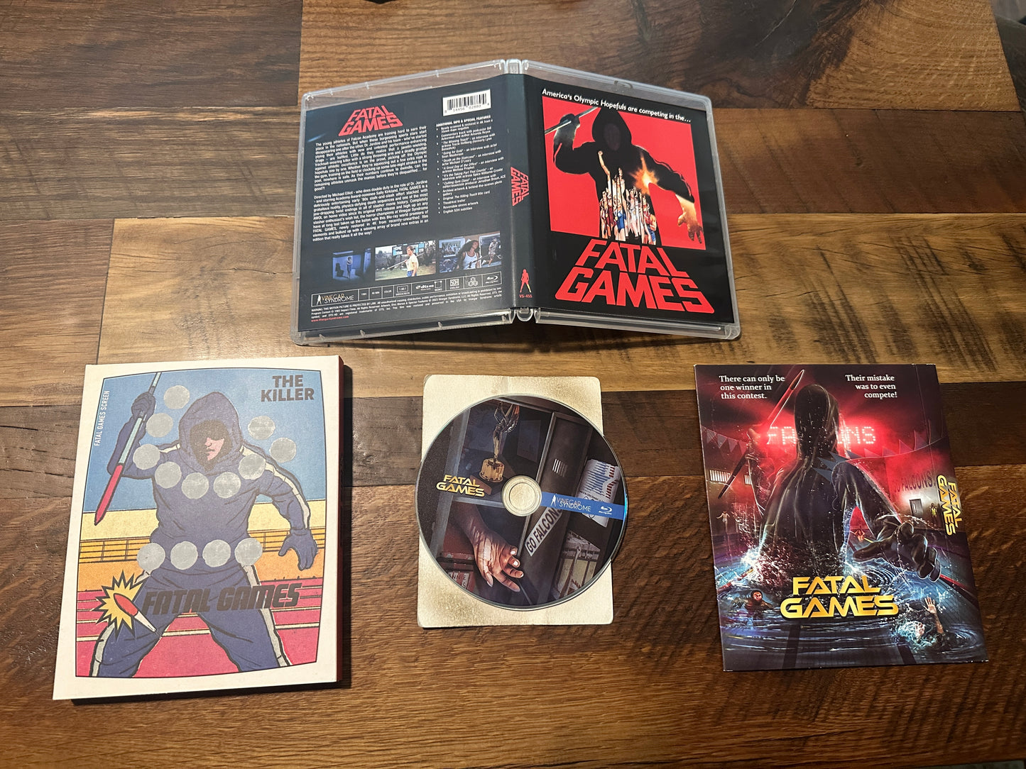 Fatal Games (Blu ray, Vinegar Syndrome, Scratch Off, 2X Slipcovers)