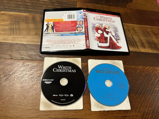 White Christmas 4K Ultra HD/Blu ray-Paramount-2 Disc-50’s Classic-No Digital