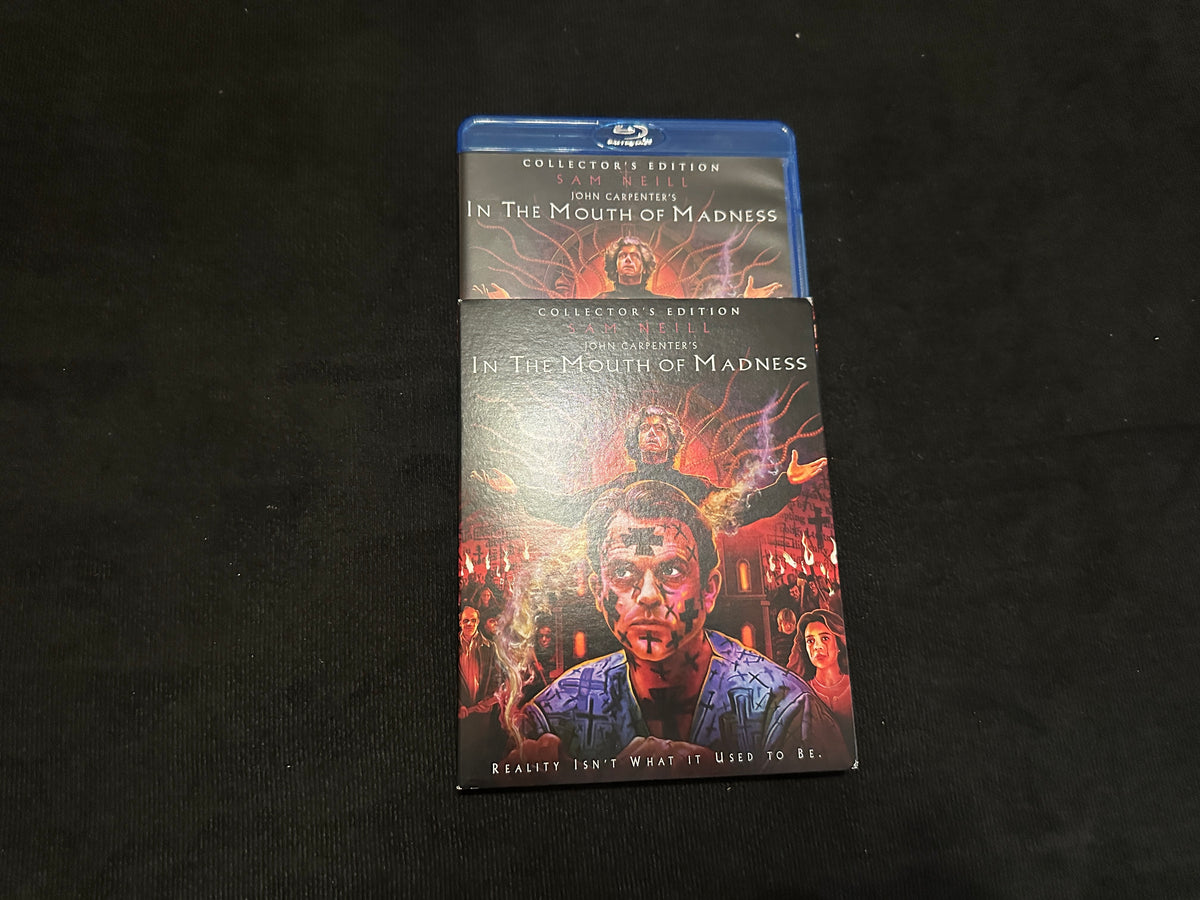 In the Mouth of Madness (Blu-ray, Scream Factory, Slipcover, John Carpenter)