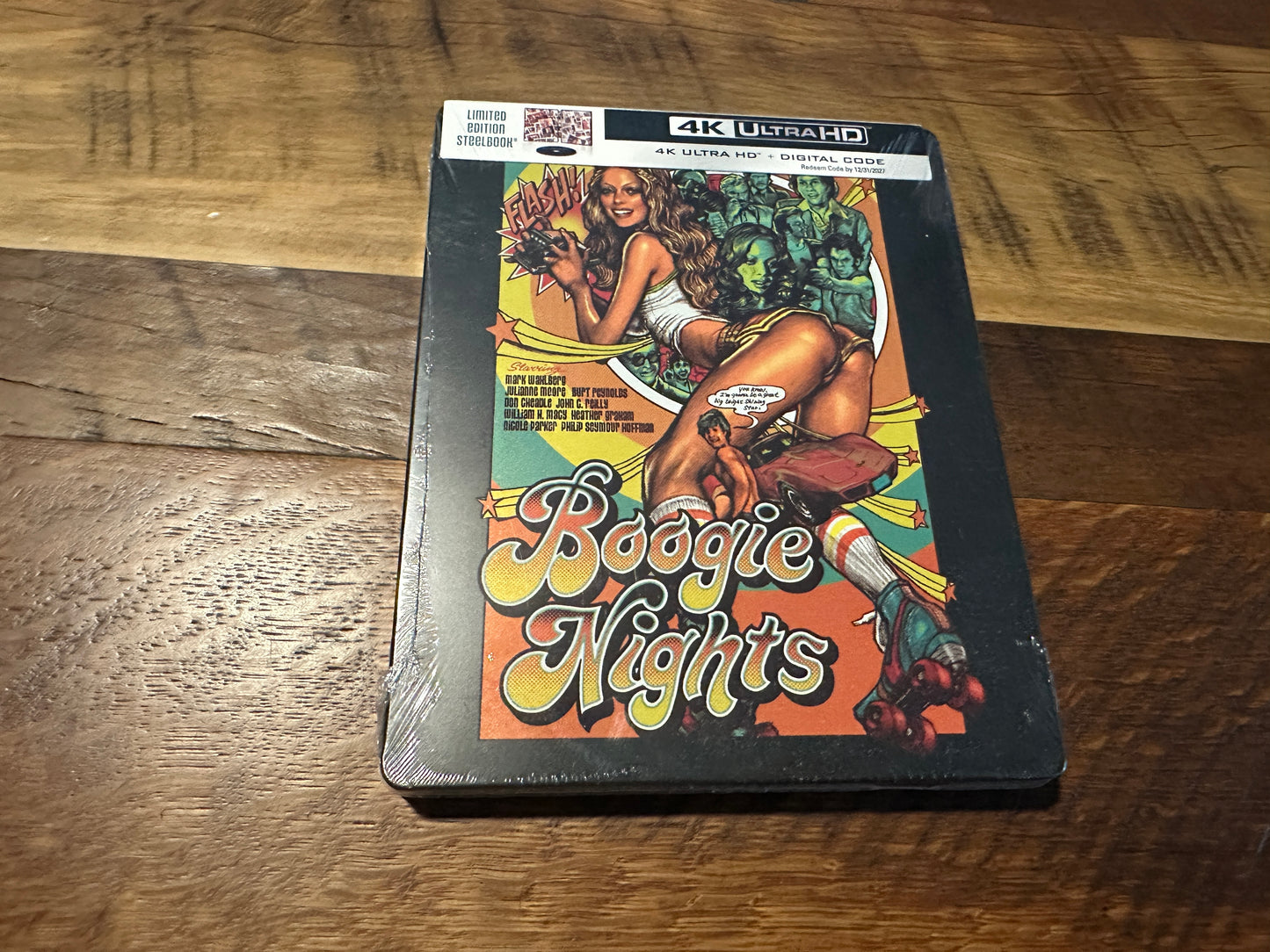 Boogie Nights (4K Ultra HD, New Line Cinema, Mark Wahlberg, Steelbook, NEW)