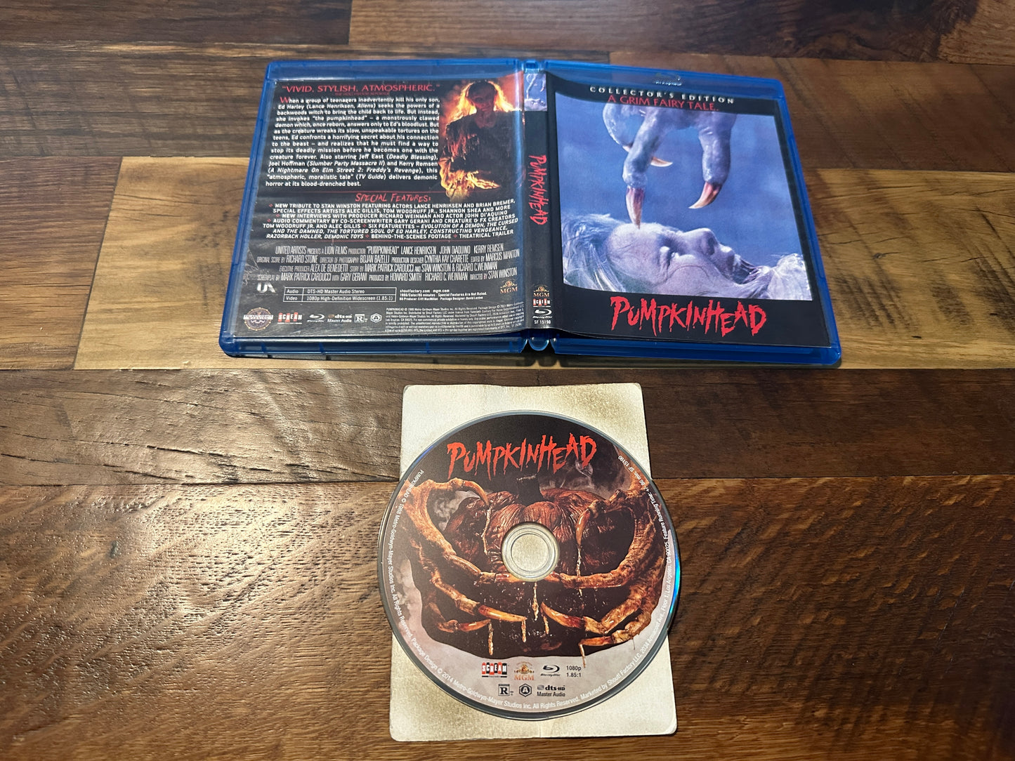 Pumpkinhead (Blu ray, Scream Factory, Collector’s Edition, 80’s Horror)