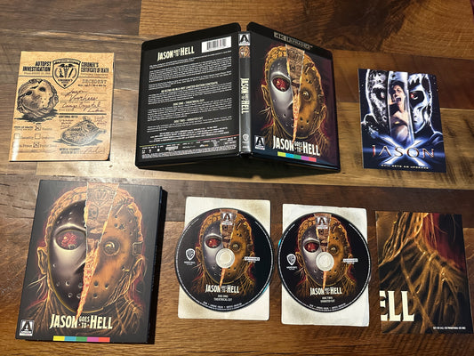 Jason Goes To Hell (4K Ultra HD, Arrow Video, Slipcover, Booklet & Poster)