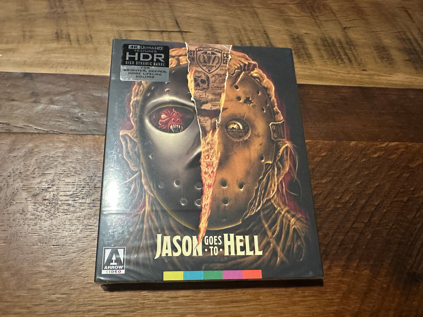 Jason Goes To Hell (4K Ultra HD, Arrow Video, Slipcover, Booklet & Poster, NEW)