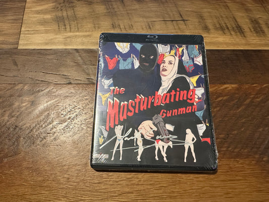 The Masturbating Gunman Blu ray - Severin Films - 90's Crazy Horror-NEW