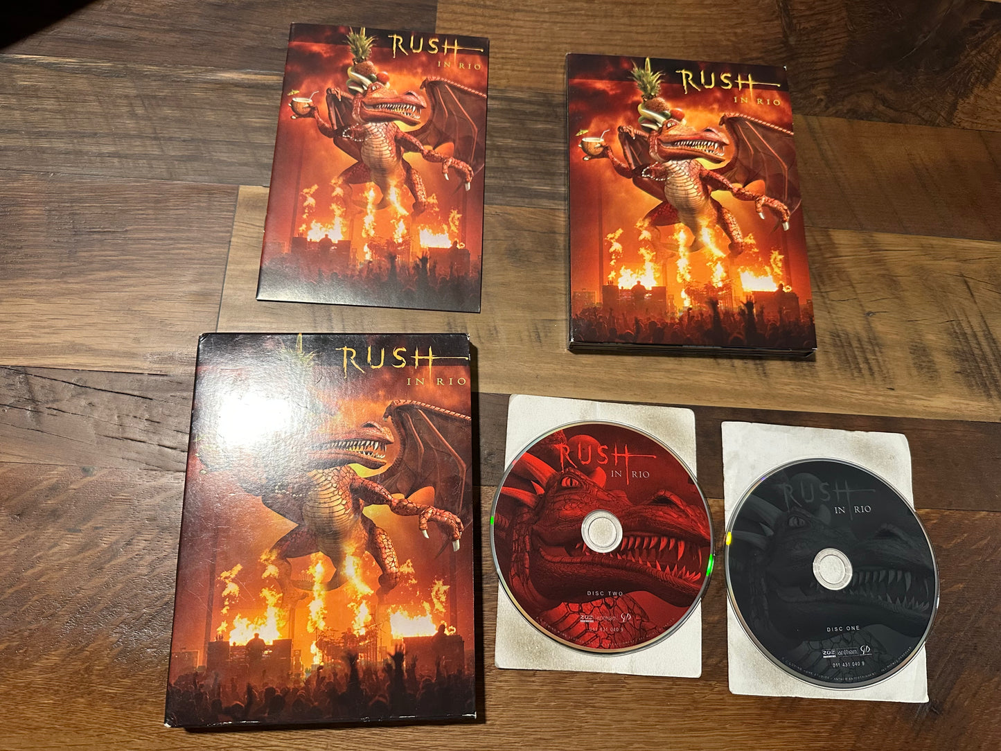 Rush In Rio DVD-2 Disc Set-Booklet-Classic-Slipcover-