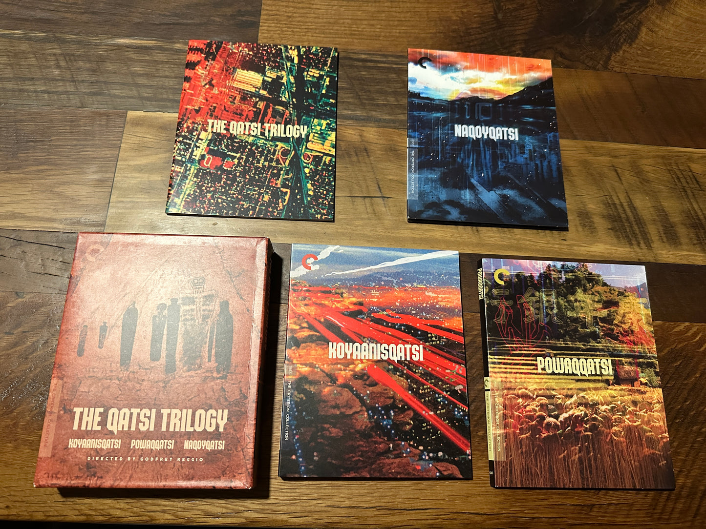 The Qatsi Trilogy (Blu ray, Criterion Collection, 3 Disc, Special Edition)