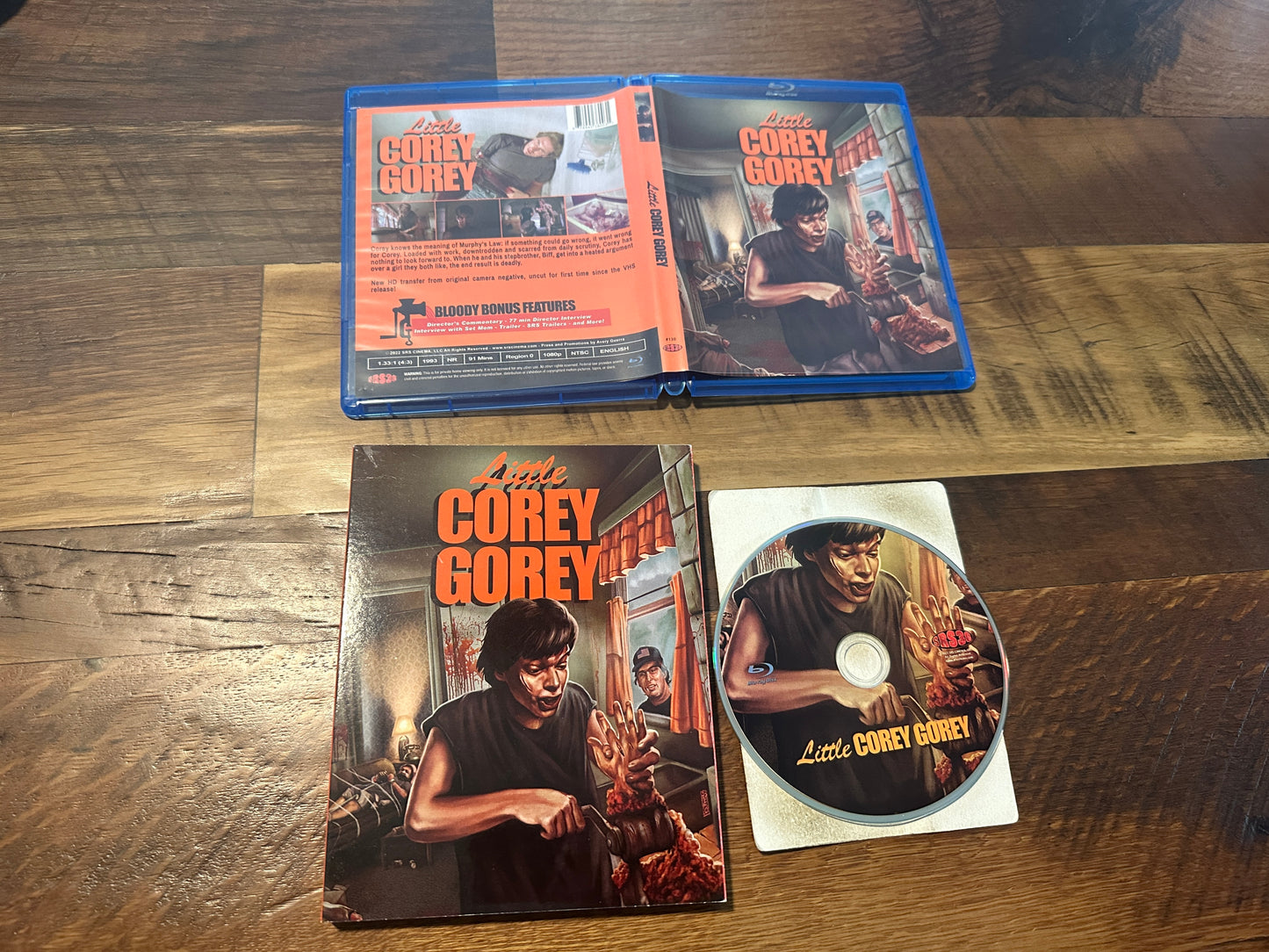 Little Corey Gorey Blu ray-SRS Cinema-Slipcover-Rare Signed-