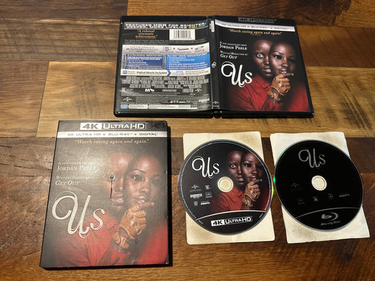 Us (4K Ultra HD/Blu ray, Universal, Slipcover, Jordan Peele Classic, No Digital)