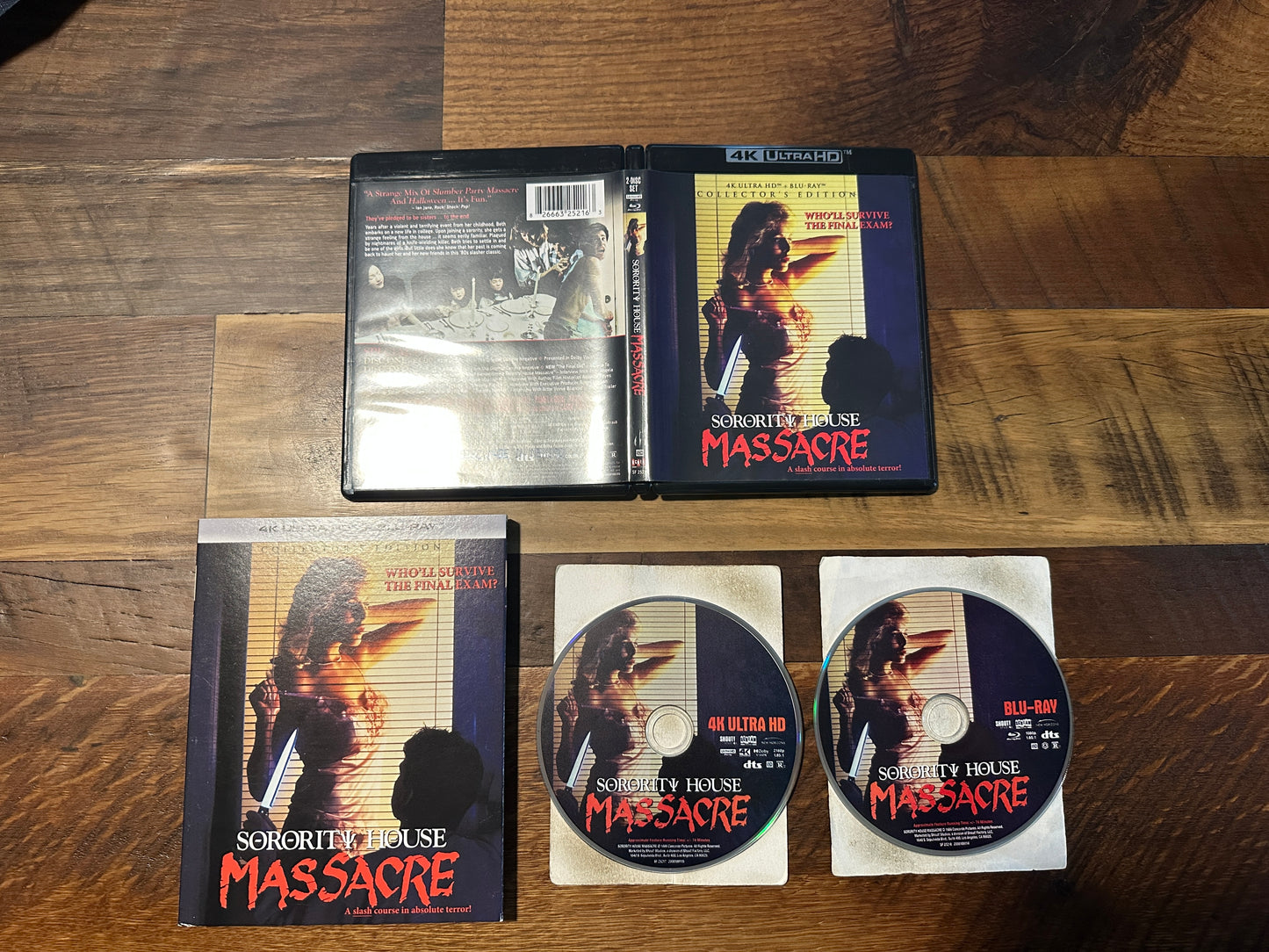 Sorority House Massacre (4K Ultra HD/Blu ray, Scream Factory, Slipcover)