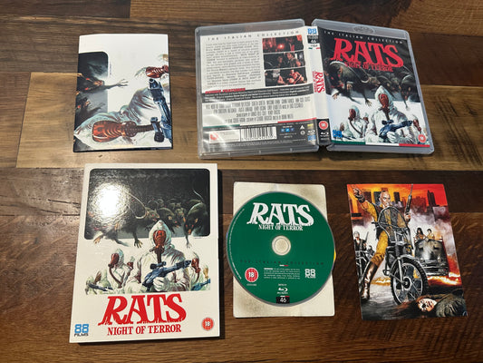 Rats Night of Terror Blu ray-88 Films-Slipcover-Region B-Limited Ed